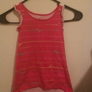 Pink with multiple color designed shirt size 4/5